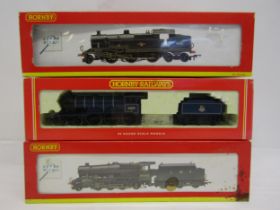Three boxed Hornby (China) 00 gauge locomotives to include R2249 LMS 2-8-0 Class 8F Locomotive