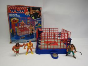 A boxed Galoob WCW World Championship Wrestling Slam-Action Arena play set no.2502 (a/f), three