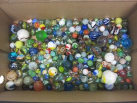 A box of marbles