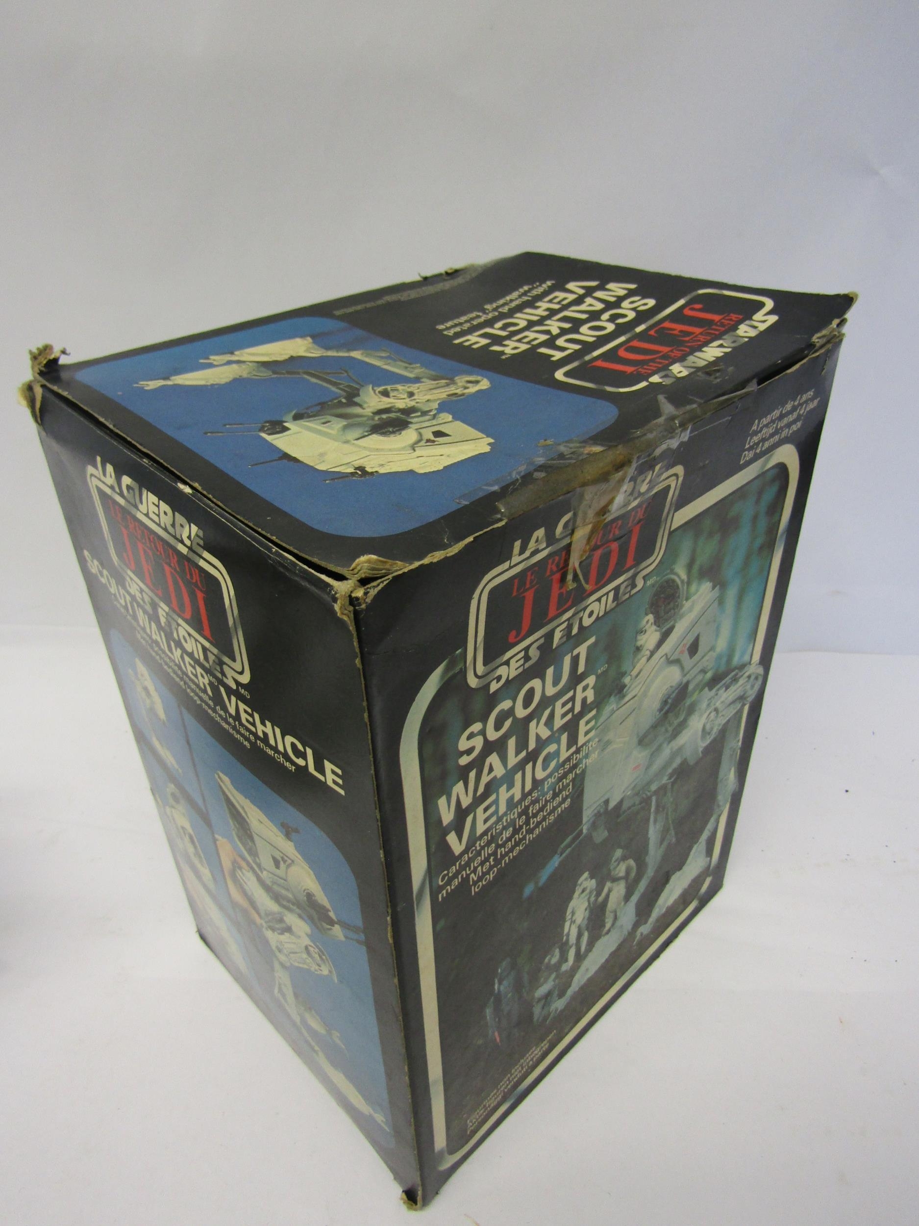 A vintage boxed Palitoy Star Wars Return Of If The Jedi Scout Walker Vehicle with instruction sheet, - Image 2 of 3