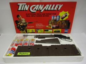 A boxed Ideal Toys Tin Can Alley rifle range game