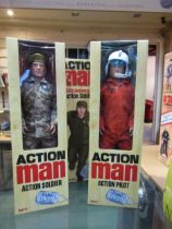 Two modern boxed Hasbro Action Man Collector Edition action figures to include AM728 Action