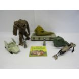 A collection of loose vintage Palitoy / Kenner Star Wars figures, vehicles and accessories to