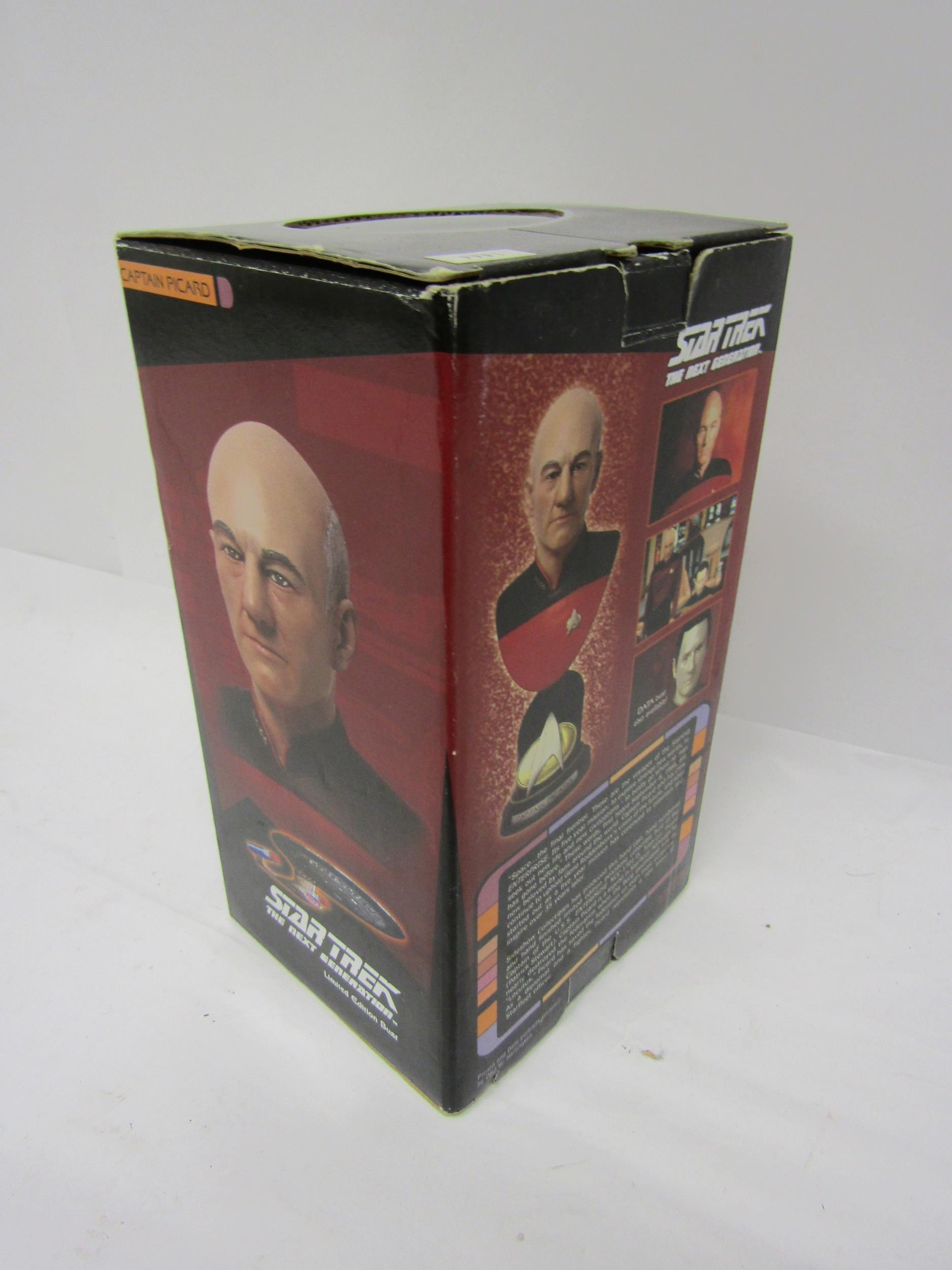 A boxed Sideshow Collectibles limited edition bust of Patrick Stewart as Captain Jean Luc Picard - Image 5 of 6