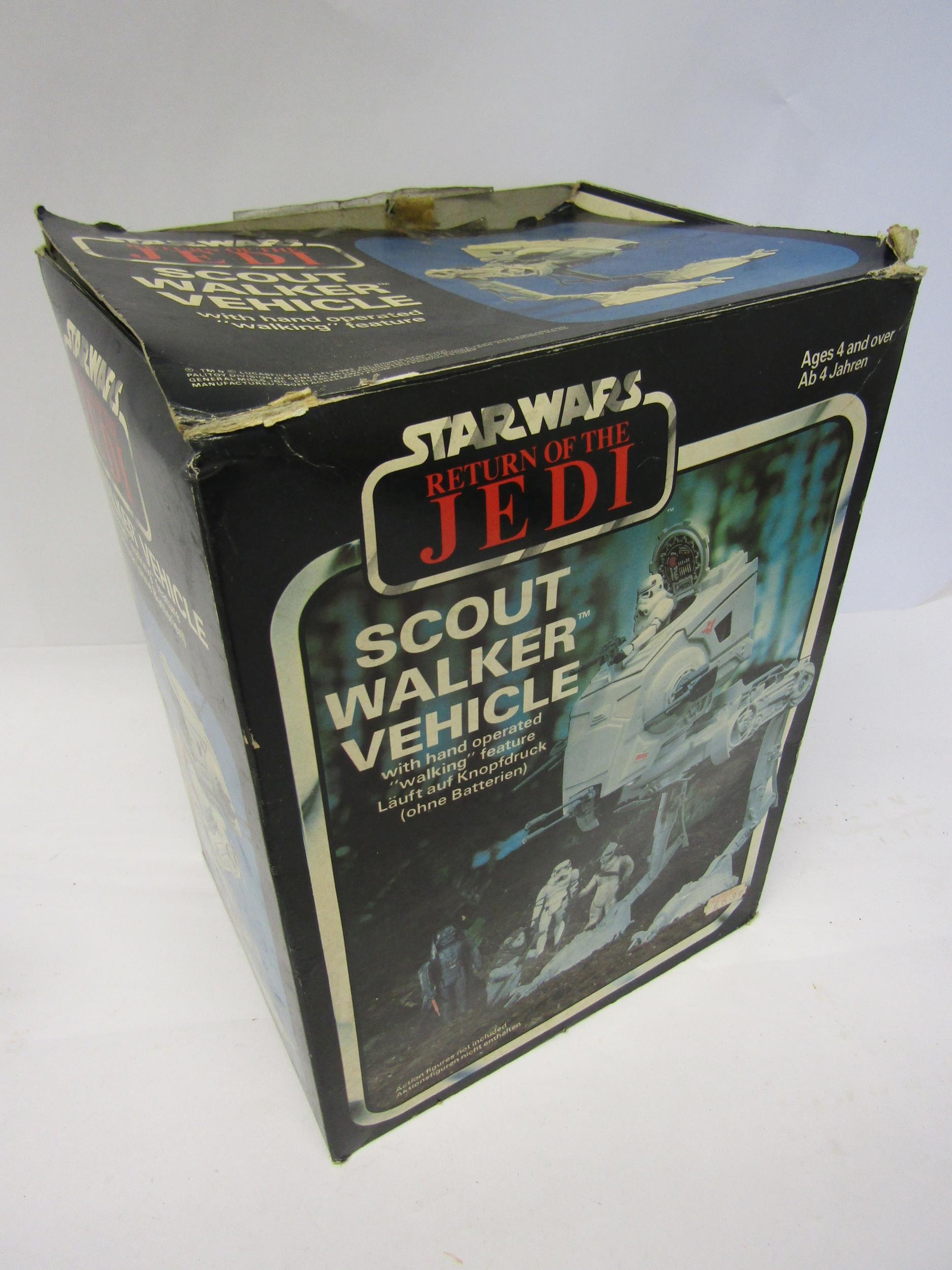 A vintage boxed Palitoy Star Wars Return Of If The Jedi Scout Walker Vehicle with instruction sheet, - Image 3 of 3