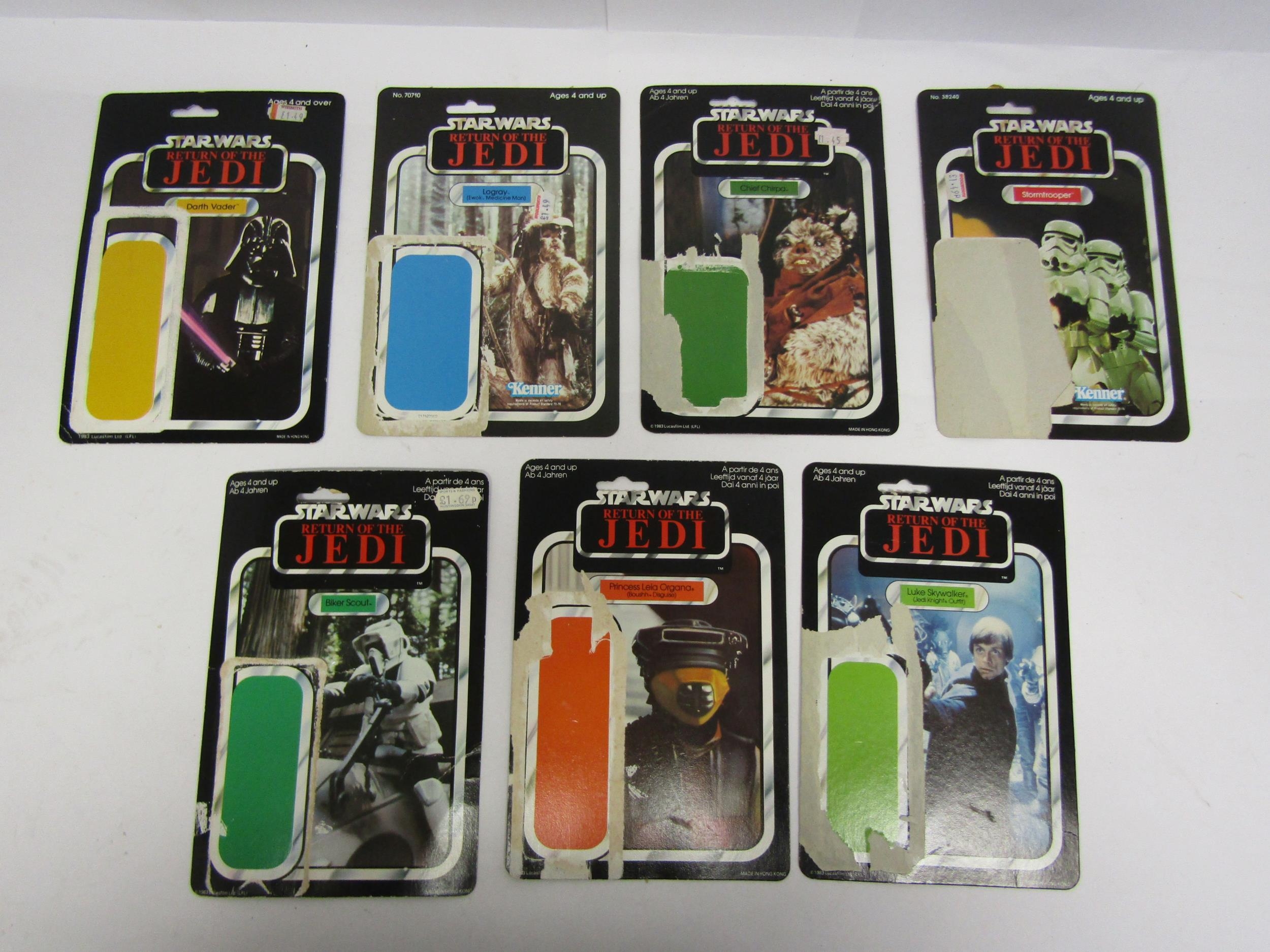 Five loose vintage Kenner / Palitoy Star Wars Return Of The Jedi action figures with original - Image 3 of 4