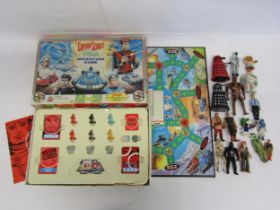 A Captain Scarlet and The Mysterons Adventure Game by Peter Pan Playthings, together with assorted