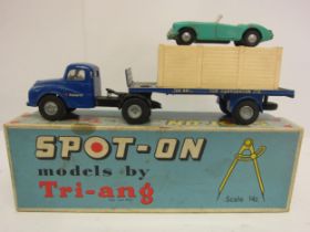 A Triang Spot-On 106A/OC diecast model Austin Prime Mover with Articulated Flat Float and MGA in