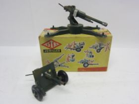 A boxed Johillco Astra Light A.A. Gun and an unboxed Anti-Tank Gun (2)