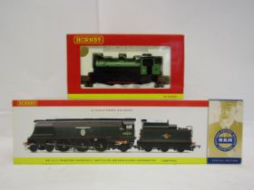 Two boxed Hornby (China) 00 gauge locomotives to include R2385 BR 4-6-2 West Country Class '