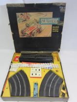 A boxed 1960s Triang Scalextric Model No.3 slot racing set, comprising C60 Jaguar D Type and C61