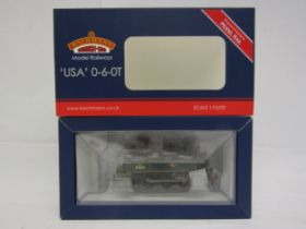 A boxed Bachmann Branch-Line DCC 00 gauge MR-104 USA Class 0-6-T 30064 BR Lined Green Late Crest