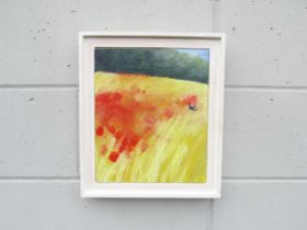 SALLY BASSETT (XX/XXI) An original framed painting on board, signed and titled “Lone Swallow over