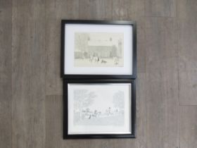 Two Vincent Haddelsey framed limited edition art prints, each signed bottom right, one an EA