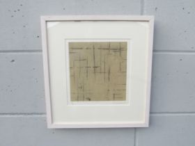 LOUISA CLEMENTS (British contemporary artist) A framed and glazed artists proof etching, untitled