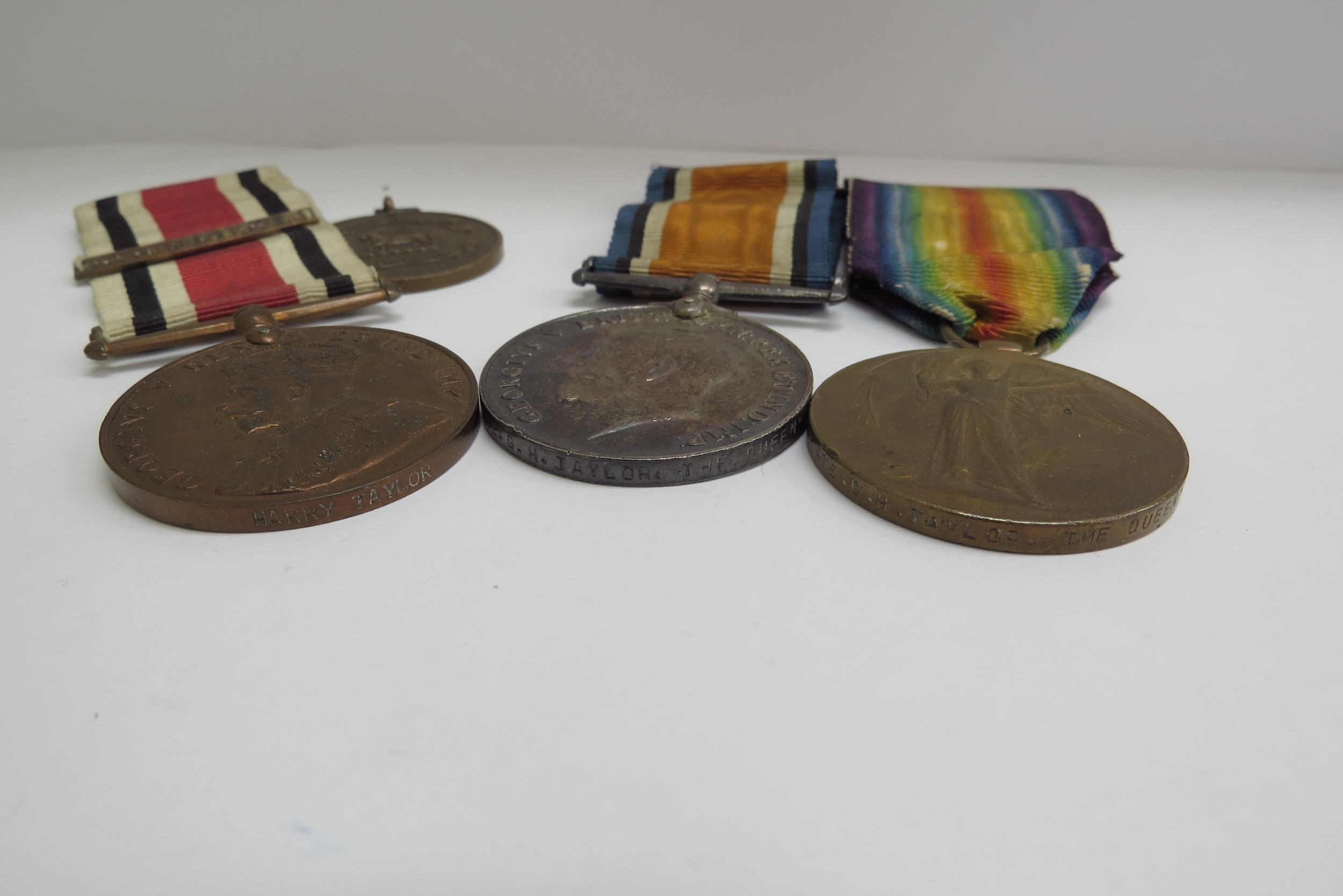 A pair of WWI medals named to G-21337 PTE. G.H. TAYLOR THE QUEEN'S together with a Special - Image 3 of 3