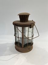 A WWI era 1917 dated trench lantern