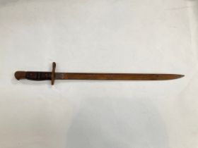 A WWI 1913 Remington bayonet dated 1/17, some corrosion