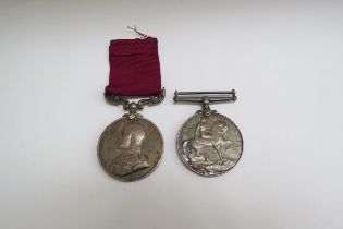 A George V Army Long Service and Good Conduct Medal, named to 14336 3/CL: MR. GNR. E.D. MALLETT R.