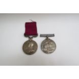 A George V Army Long Service and Good Conduct Medal, named to 14336 3/CL: MR. GNR. E.D. MALLETT R.