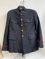A Royal Field Artillery officer's dress jacket and trousers