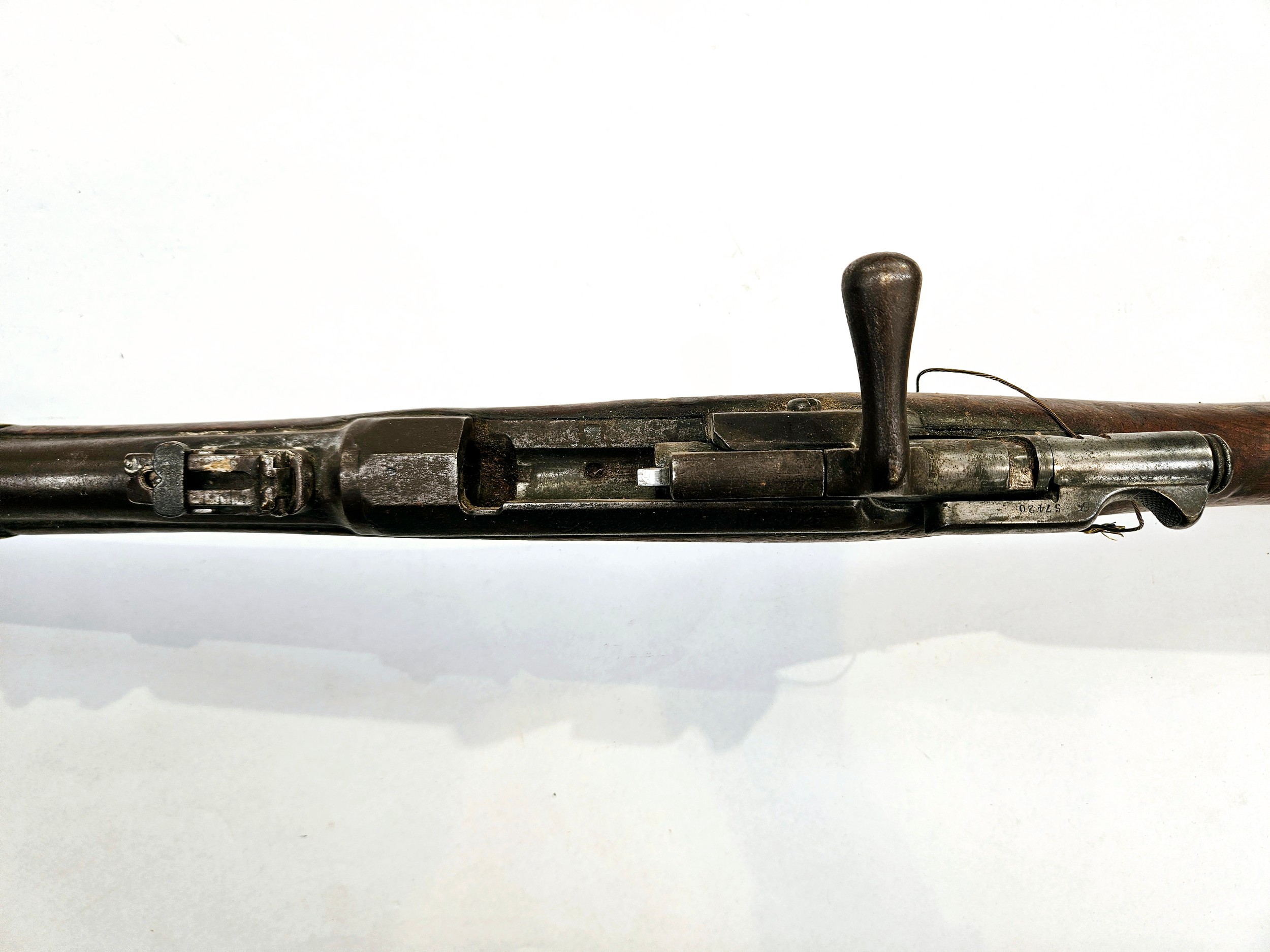 A Fusil Gras mle 1874 rifle, 11x59mmR Gras calibre, obsolete calibre. No license required - Image 7 of 8