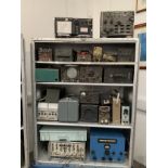 A large collection of mainly radio equipment including WR542 Receiver Drive Unit, oscilloscope, test