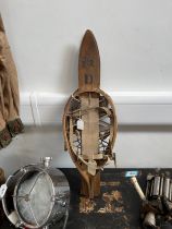 A pair of WWII British snow shoes