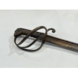 A 19th Century 1822 pattern officer's sword with pipe-back blade