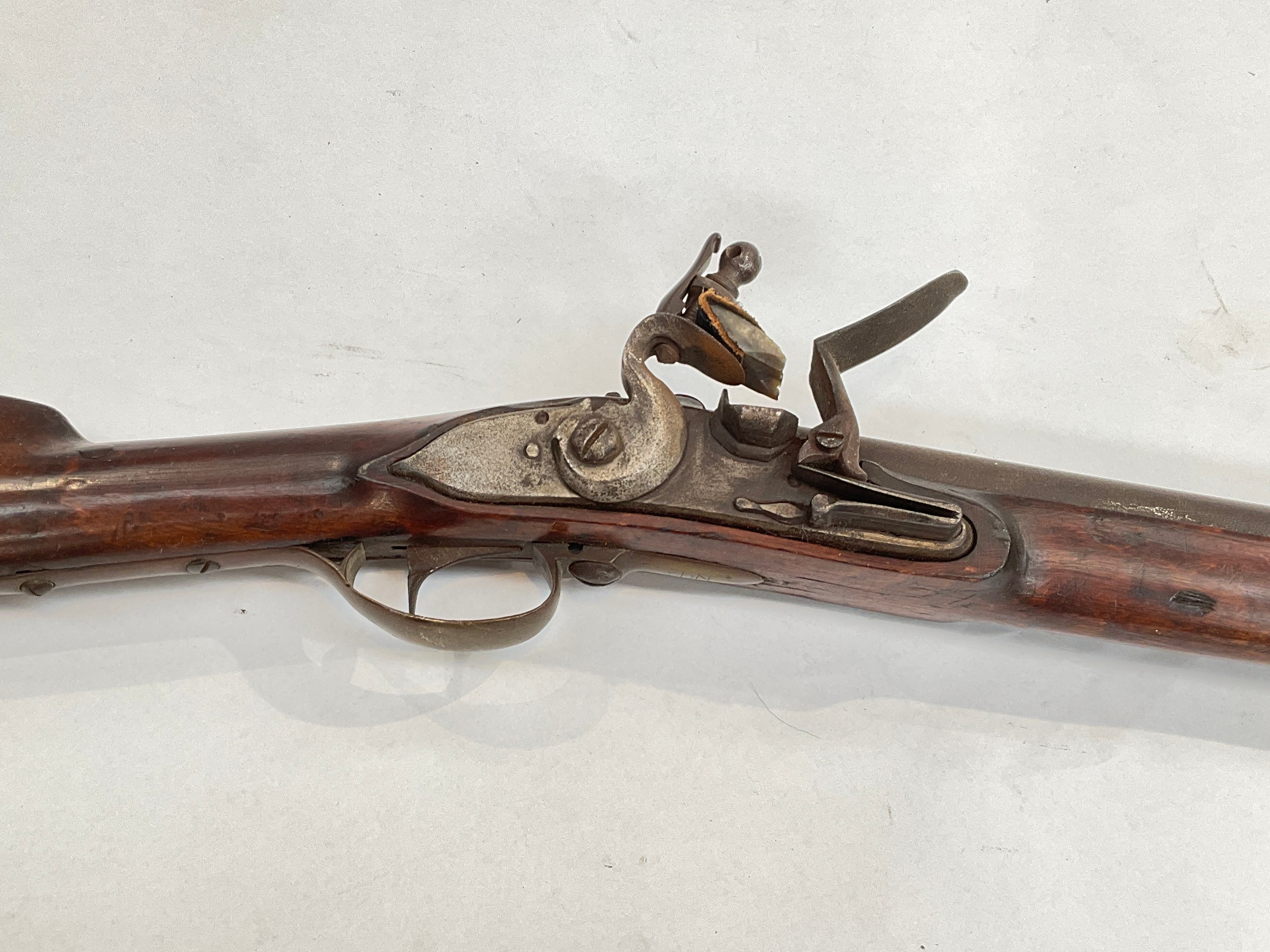 An 18th Century and later Continental flintlock musket. No license required