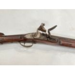 An 18th Century and later Continental flintlock musket. No license required