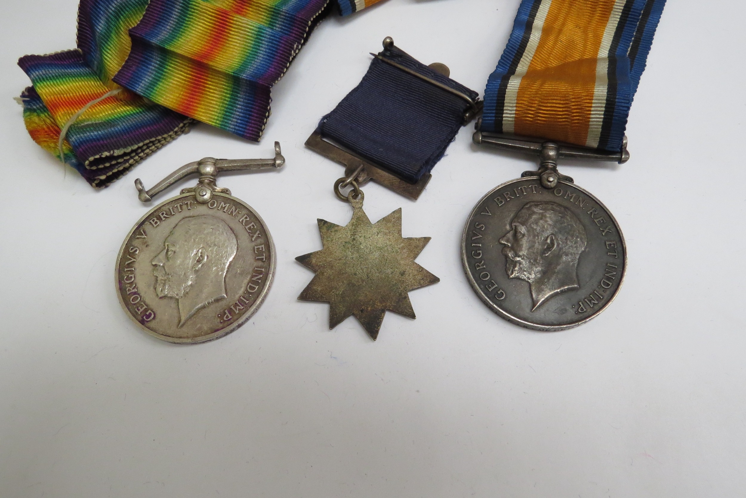 Two WWI War Medals named to S-327642 CPL. F.W. MEREDITH A.S.C. and 3975 PTE. H.H.L. PLANNER 21- - Image 2 of 3