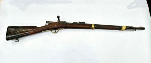 A Fusil Gras mle 1874 rifle, 11x59mmR Gras calibre, obsolete calibre. No license required