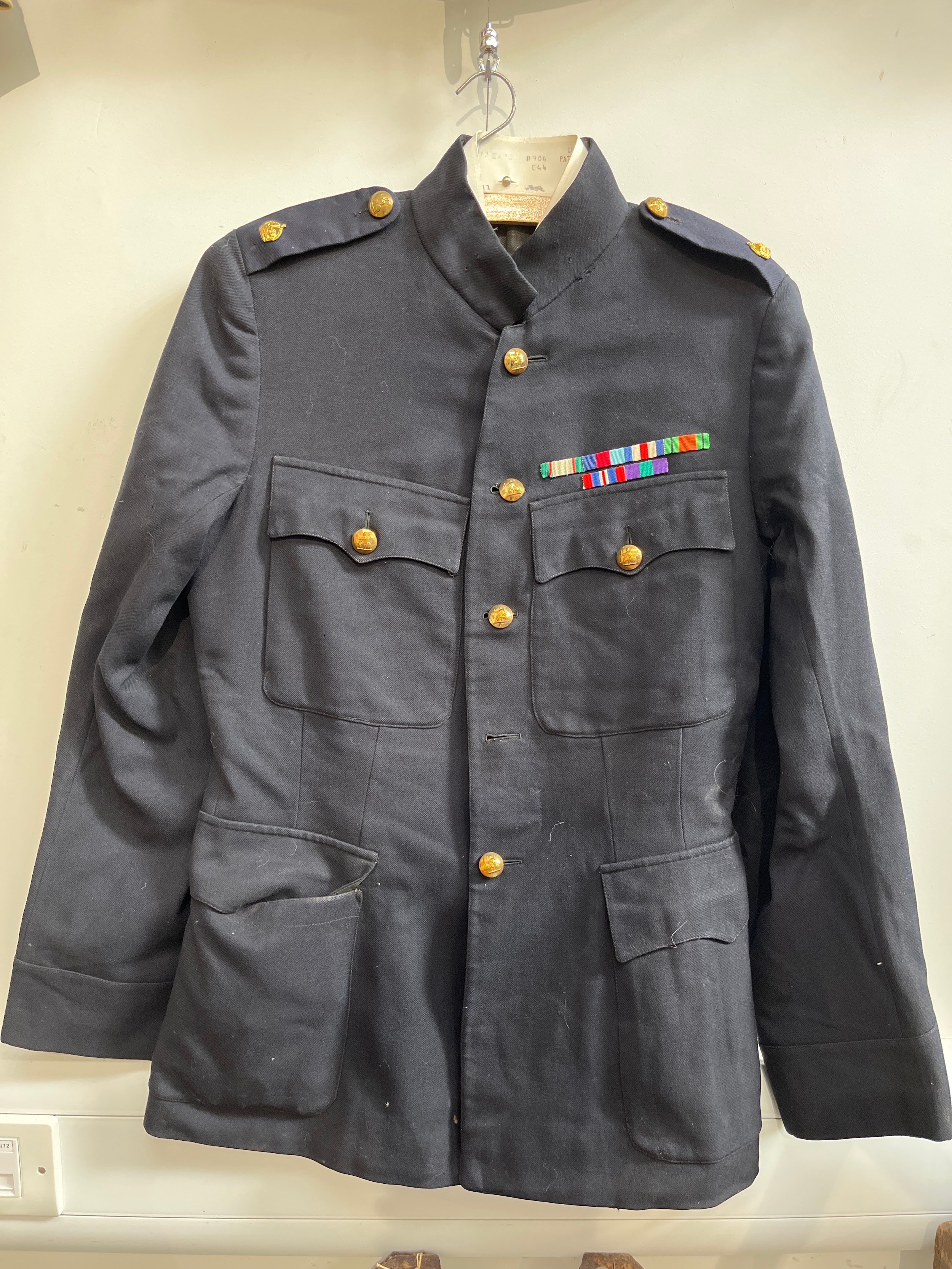 A Norfolk Regiment officer's dress jacket