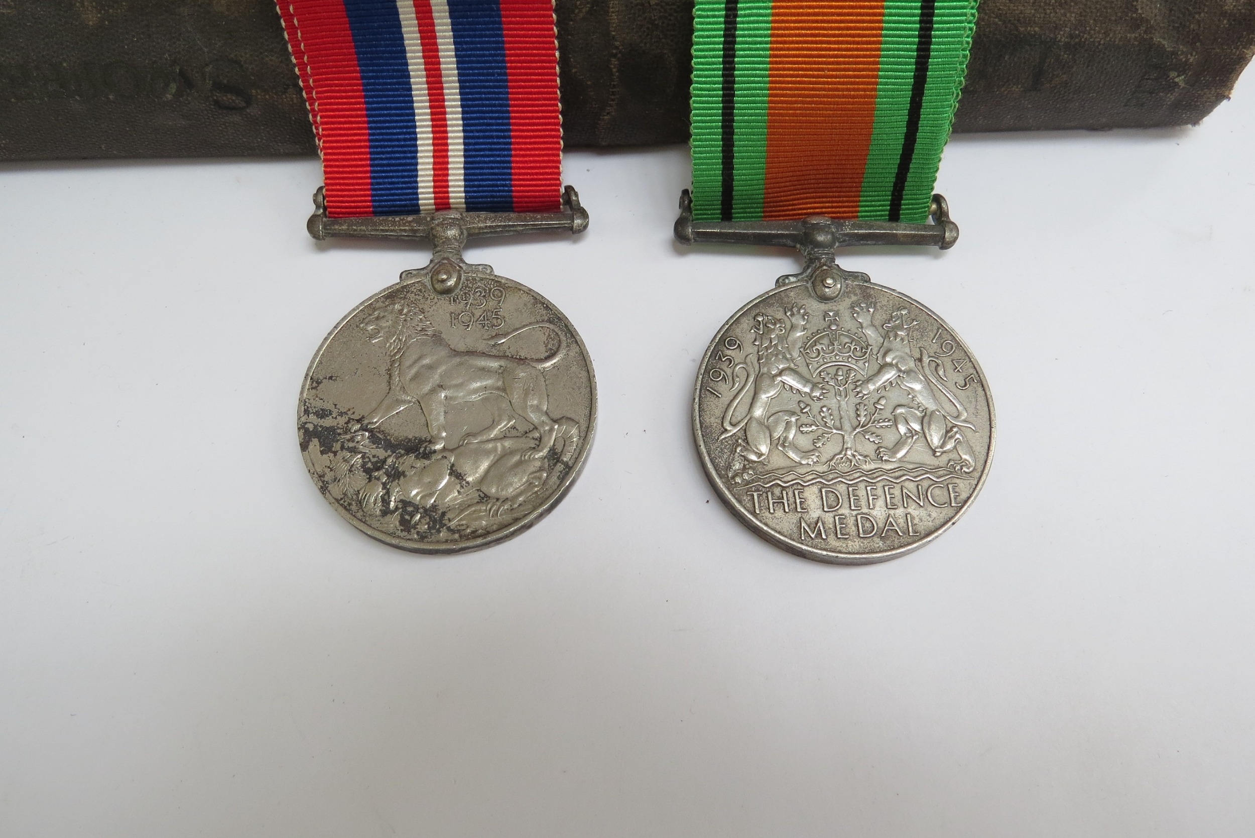 A pair of RAF medals together with three pre WWII log books, RAF pocket book etc, relating to C.G. - Image 2 of 4