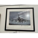 A limited edition print after Michael Rondot 'Second to None' depicting RAF Tornado, multiple