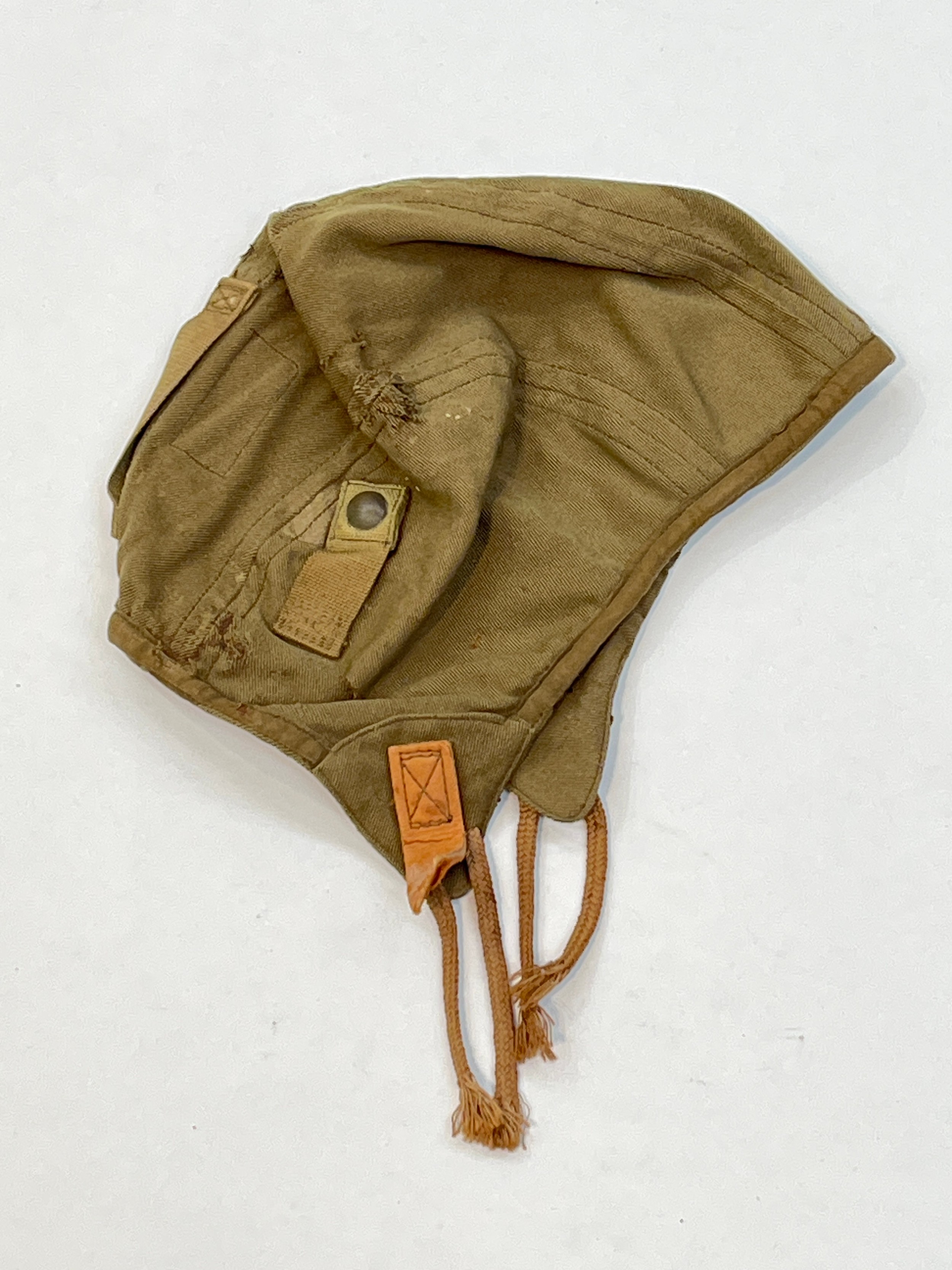 A WWII USAAF A-9 Cloth flying helmet