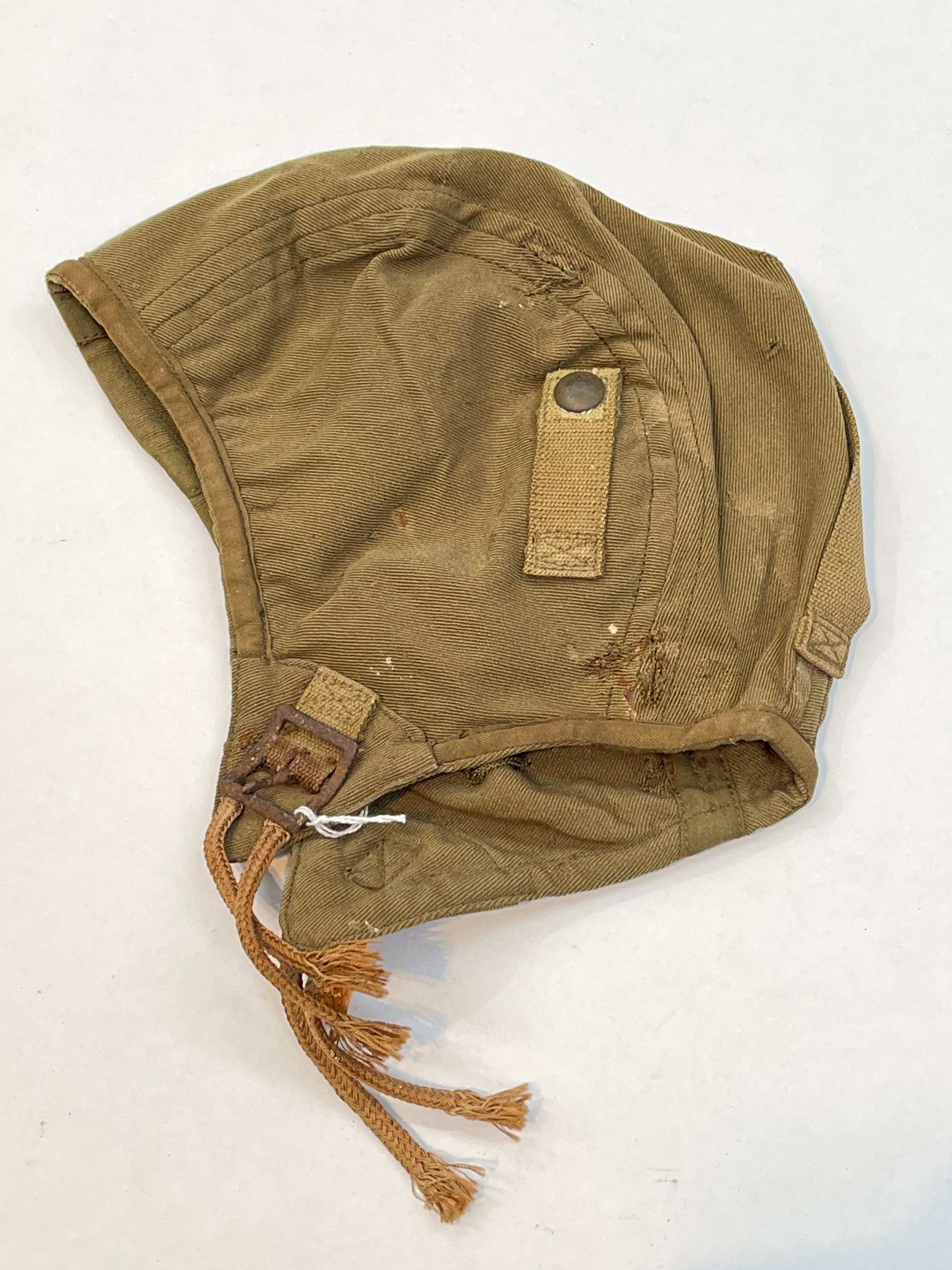 A WWII USAAF A-9 Cloth flying helmet - Image 2 of 3