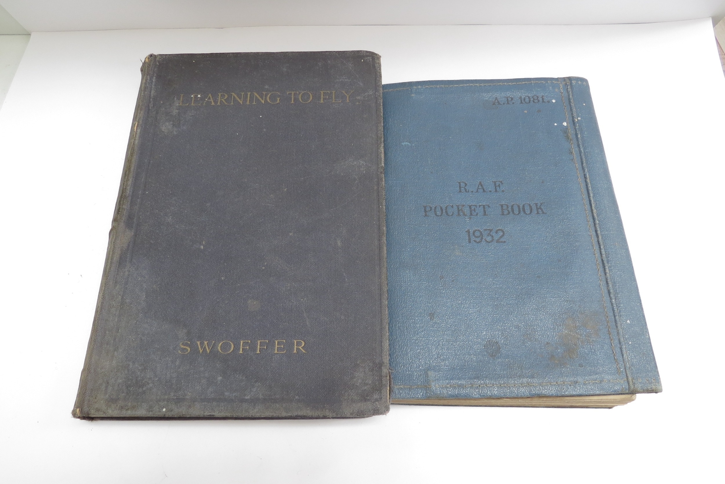 A pair of RAF medals together with three pre WWII log books, RAF pocket book etc, relating to C.G. - Image 4 of 4