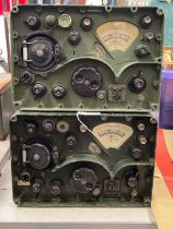 Two British Army R209 Mk 2 radio reception sets