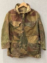 A WWII British Airborne Denison smock, half zip, size no. 1, John Gordon & Co. 1944