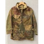 A WWII British Airborne Denison smock, half zip, size no. 1, John Gordon & Co. 1944