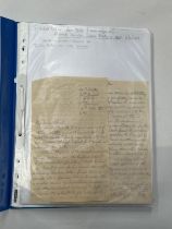 A quantity of WWI and WWII ephemera relating to Major Douglas Scoble Hodgins and his father Lt. Col.