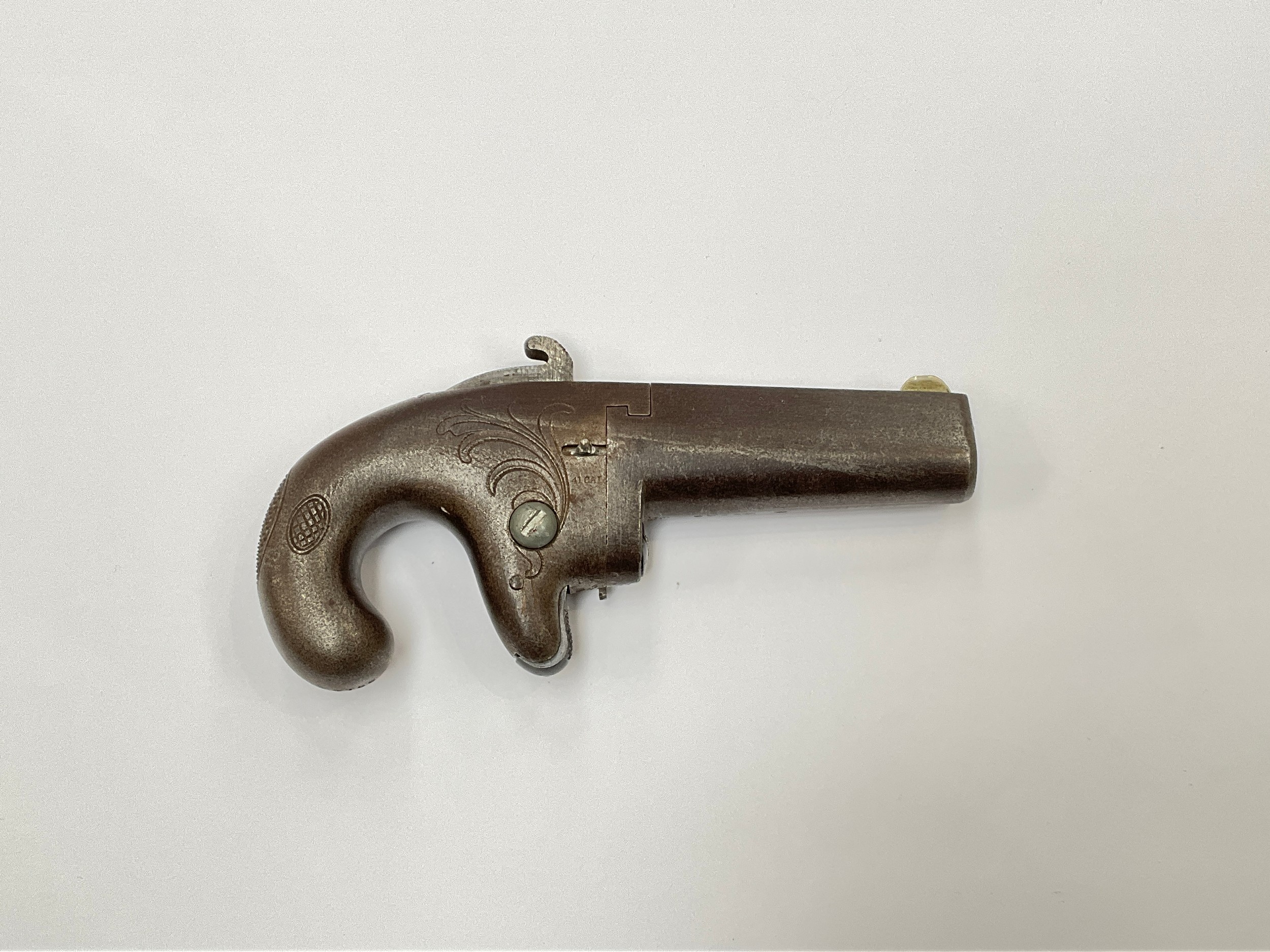 A Colt No. 1 Derringer in .41 rim fire cal, barrel flat marked Colts Pt. F.A. MFG. Co. Hartford