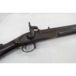 An Enfield two band smooth bore musket with 1862 Enfield lock with VR and crown. No license required