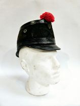 An early 20th Century Swiss shako dated 1907