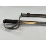 A George V Army Service Corps officer's sword with dress scabbard