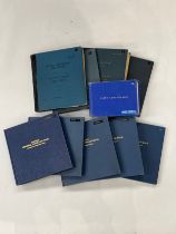 A collection of ten flying logbooks relating to Wing Commander Gerald William Honey OBE, detailing