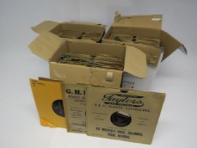 A collection of Parlophone R series 10" shellac 78rpm records, some Jazz, artists to include Louis