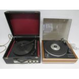 An Ecko 703 portable 703 record player and a Luxor record player (2)